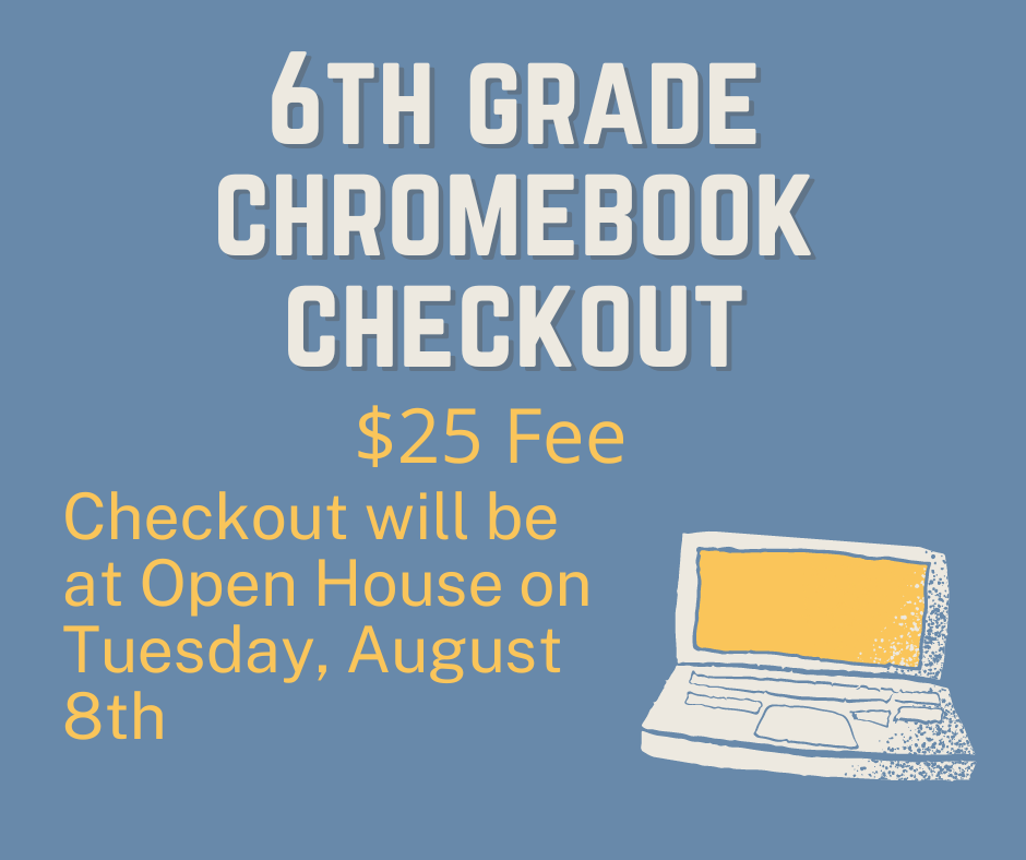 6th grade chromebook fee